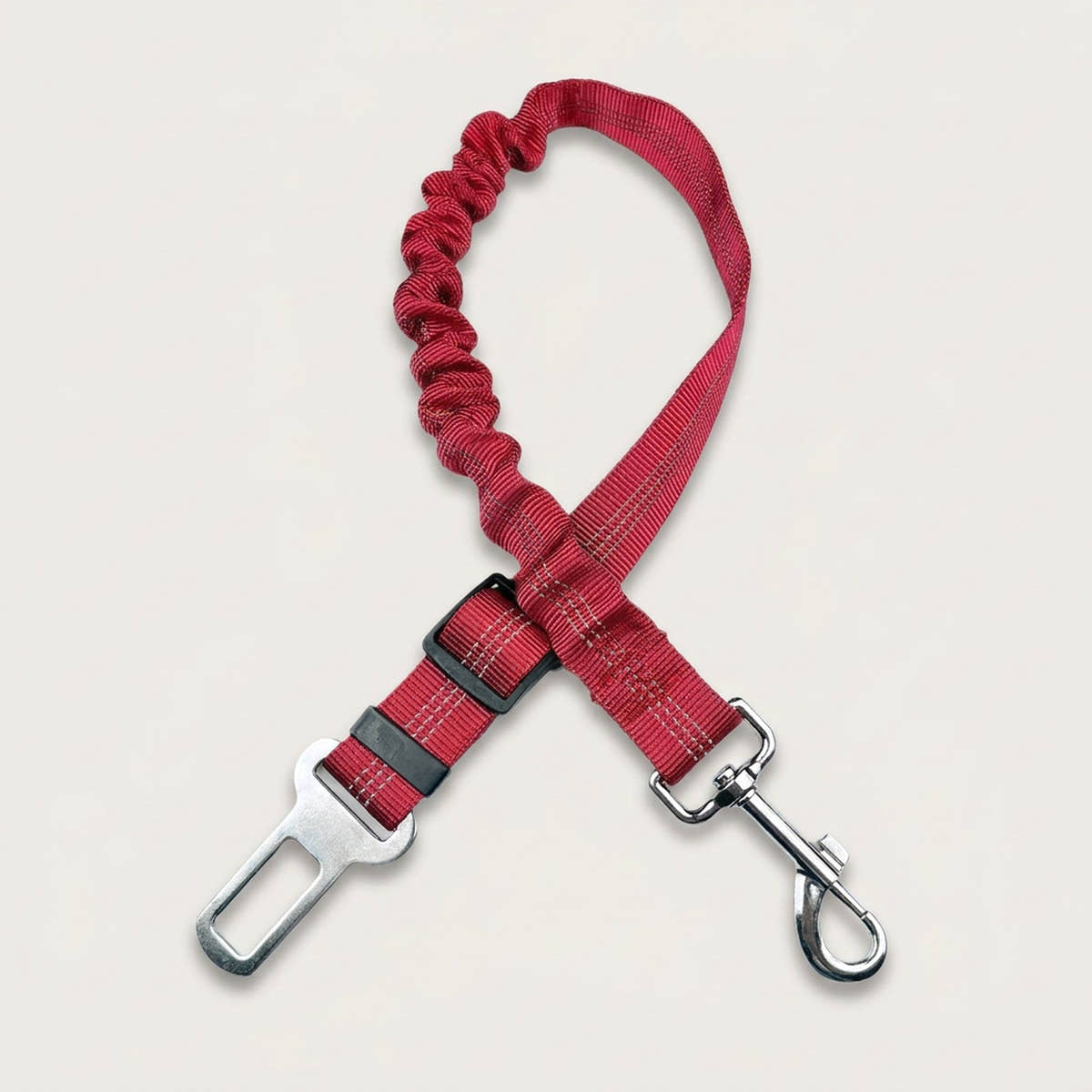 Ceinture de sécurité pour chien Yzavo, coloris rouge